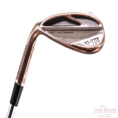 TaylorMade Milled Grind HI-TOE 3 Copper Wedge Lob LW 58° 10 Deg Bounce True Temper Dynamic Gold 120 Steel Stiff Left Handed 35.5in