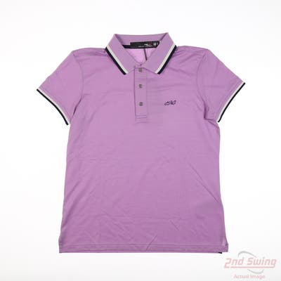 New W/ Logo Womens Ralph Lauren RLX Polo X-Small XS Purple MSRP $131
