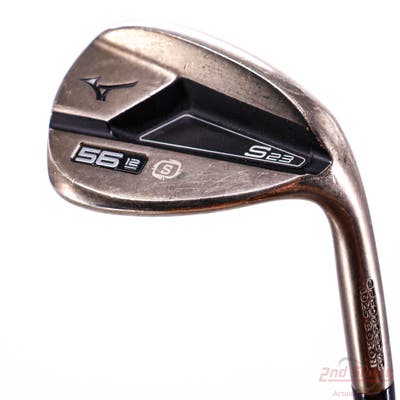 Mizuno S23 Copper Cobalt Wedge Sand SW 56° 12 Deg Bounce S Grind FST KBS Hi-Rev 2.0 Steel Wedge Flex Right Handed 35.5in