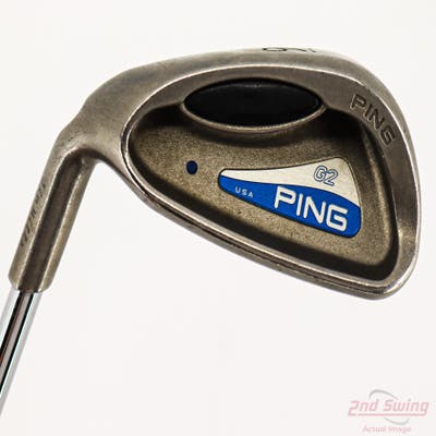 Ping G2 Single Iron 9 Iron True Temper Dynamic Gold S300 Steel Stiff Left Handed Blue Dot 36.5in
