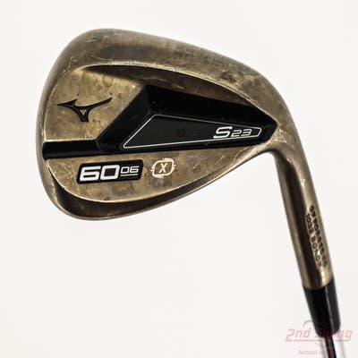 Mint Mizuno S23 Copper Cobalt Wedge Lob LW 60° 6 Deg Bounce X Grind FST KBS Hi-Rev 2.0 Steel Wedge Flex Right Handed 35.5in