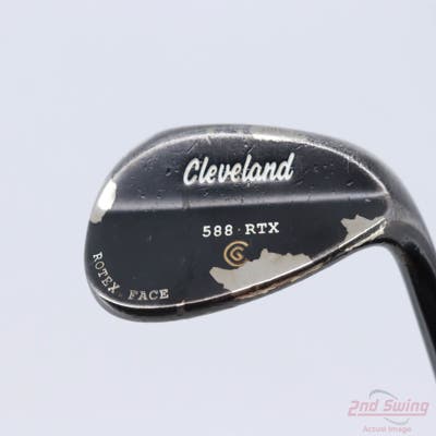 Cleveland 588 RTX Black Pearl Wedge Sand SW 56° 10 Deg Bounce Stock Steel Shaft Steel Wedge Flex Right Handed 35.5in