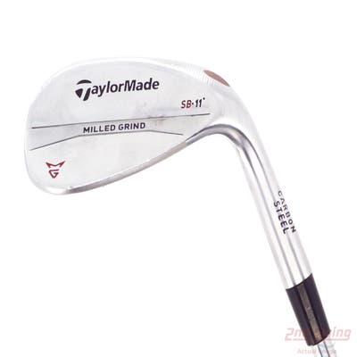 TaylorMade Milled Grind Satin Chrome Wedge Lob LW 58° 11 Deg Bounce SB True Temper Dynamic Gold Steel Wedge Flex Right Handed 35.0in