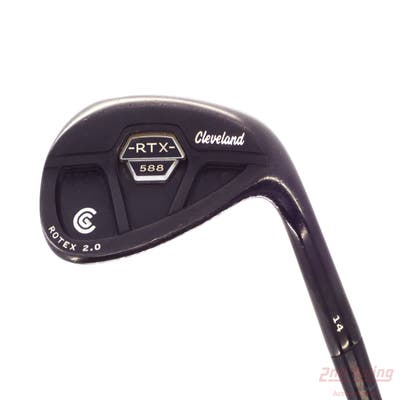Cleveland 588 RTX 2.0 CB Black Satin Wedge Sand SW 56° 14 Deg Bounce Stock Graphite Shaft Graphite Wedge Flex Right Handed 35.25in