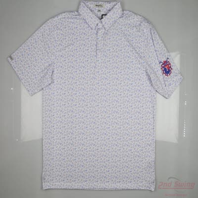 New Mens Straight Down Polo XX-Large XXL Multi MSRP $44