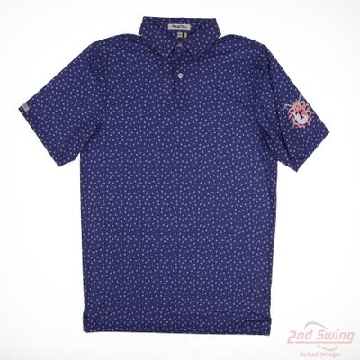 New Mens Straight Down Polo Small S Multi MSRP $44