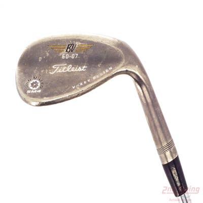 Titleist Vokey Spin Milled SM4 Chrome Wedge Lob LW 60° 7 Deg Bounce Titleist Vokey BV Steel Wedge Flex Right Handed 35.25in
