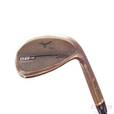 Mizuno T22 Denim Copper Wedge Lob LW 58° 8 Deg Bounce C Grind BGT ZNE 115 Steel Stiff Right Handed 35.5in