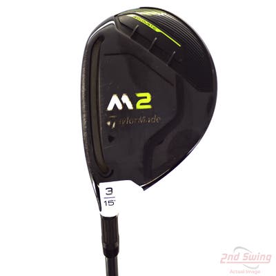 TaylorMade 2019 M2 Fairway Wood 3 Wood 3W 15° TM M2 Reax Graphite Regular Left Handed 43.5in