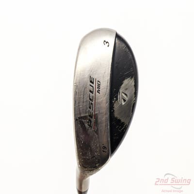 TaylorMade Rescue Mid Hybrid 3 Hybrid 19° Stock Steel Shaft Steel Regular Left Handed 40.5in