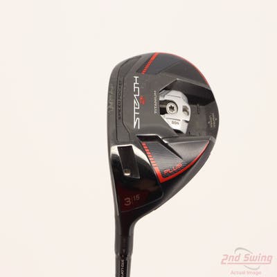 TaylorMade Stealth 2 Plus Fairway Wood 3 Wood 3W 15° Fujikura Ventus Red Velocore 7 Graphite Stiff Left Handed 43.5in