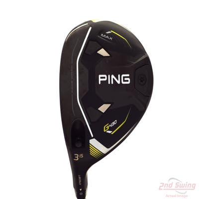 Ping G430 MAX Fairway Wood 3 Wood 3W 15° PX HZRDUS Smoke Red RDX 60 Graphite Stiff Left Handed 43.5in