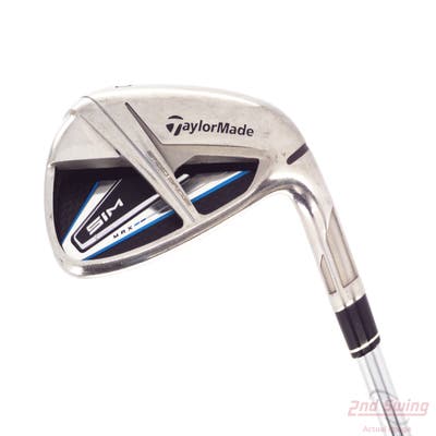 TaylorMade SIM MAX Single Iron Pitching Wedge PW FST KBS MAX 85 Steel Stiff Right Handed 35.5in