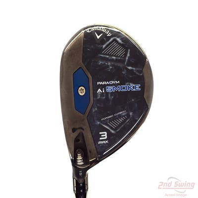 Callaway Paradym Ai Smoke Max Fairway Wood 3 Wood 3W 15° PX HZRDUS Smoke Red RDX 60 Graphite Stiff Left Handed 43.25in