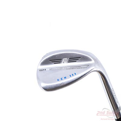 Titleist Vokey SM9 Tour Chrome Wedge Lob LW 60° 8 Deg Bounce M Grind Titleist Vokey BV Steel Wedge Flex Right Handed 35.25in
