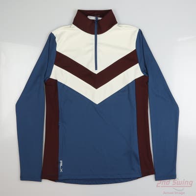 New Womens Ralph Lauren RLX 1/4 Zip Pullover X-Small XS Multi MSRP $100