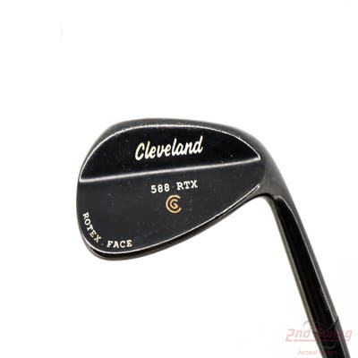 Cleveland 588 RTX Black Pearl Wedge Gap GW 52° 10 Deg Bounce Stock Steel Shaft Steel Wedge Flex Right Handed 35.75in