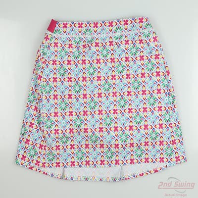 New W/ Logo Womens Ralph Lauren RLX Skort X-Small XS Multi MSRP $90