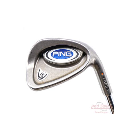 Ping i5 Single Iron 9 Iron Stock Steel Shaft Steel Stiff Right Handed Orange Dot 36.0in