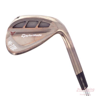 Mint TaylorMade HI-TOE RAW Wedge Lob LW 58° 10 Deg Bounce FST KBS Hi-Rev 2.0 115 Steel Wedge Flex Right Handed 34.5in