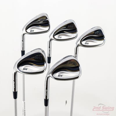 Ping G LE 3 Iron Set 7-PW SW ULT 250 Lite Graphite Ladies Left Handed Black Dot +1 3/4"