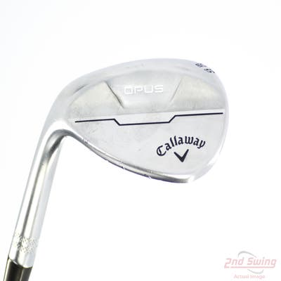 Callaway Opus Brushed Chrome Wedge Lob LW 60° 10 Deg Bounce S Grind Dynamic Gold Mid 115 Wedge Steel Wedge Flex Left Handed 35.0in