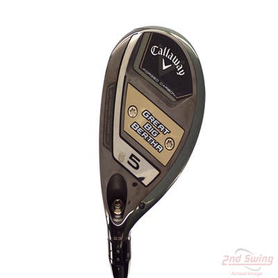 Callaway Great Big Bertha 23 Hybrid 5 Hybrid 23° UST Helium Nanocore IP 60 Graphite Senior Left Handed 40.25in