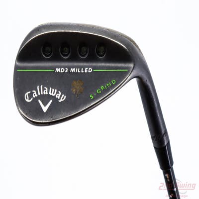Callaway MD3 Milled Black S-Grind Wedge Sand SW 56° 10 Deg Bounce S Grind Dynamic Gold TI Onyx S200 Steel Stiff Right Handed 35.25in