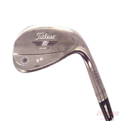 Titleist Vokey SM7 Tour Chrome Wedge Lob LW 58° 12 Deg Bounce D Grind SM7 BV Steel Wedge Flex Right Handed 35.25in