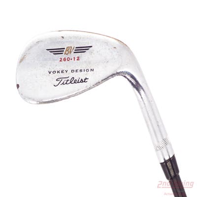 Titleist Vokey Chrome 200 Wedge Lob LW 60° 12 Deg Bounce Stock Graphite Shaft Graphite Wedge Flex Right Handed 35.0in