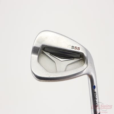 Ping S55 Single Iron Pitching Wedge PW KBS Tour C-Taper 125 Steel Stiff+ Right Handed Blue Dot 35.75in