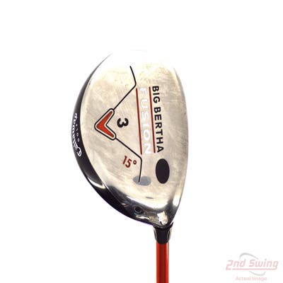 Callaway Big Bertha Fusion Fairway Wood 3 Wood 3W 15° Callaway Aldila NVS Graphite Stiff Right Handed 44.0in