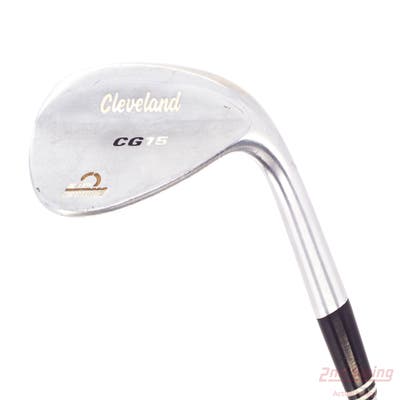 Cleveland CG15 Satin Chrome Wedge Lob LW 58° 12 Deg Bounce Stock Steel Shaft Steel Wedge Flex Right Handed 34.5in