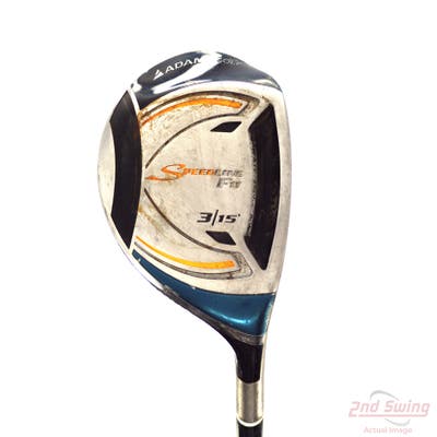 Adams Speedline F11 Stainless Steel Fairway Wood 3 Wood 3W 15° Adams Matrix Ozik Xcon 7.1 Graphite Stiff Right Handed 43.25in