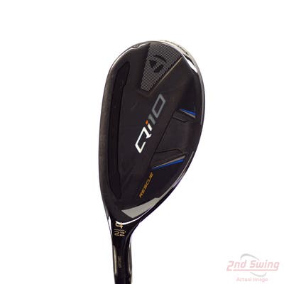 TaylorMade Qi10 Hybrid 4 Hybrid 22° Fujikura Ventus TR Blue HB 7 Graphite Stiff Left Handed 40.5in