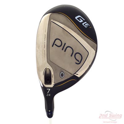 Ping G LE 3 Fairway Wood 7 Wood 7W 24° ULT 250 Lite Graphite Ladies Left Handed 41.5in