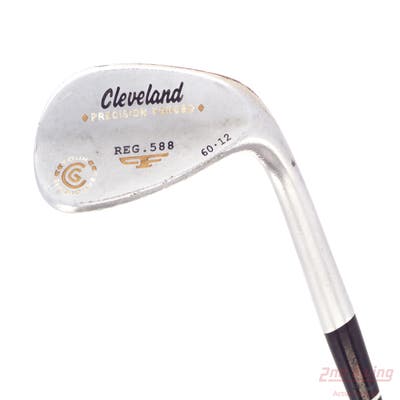 Cleveland 2012 588 Chrome Wedge Lob LW 60° 12 Deg Bounce Stock Steel Shaft Steel Wedge Flex Right Handed 35.0in