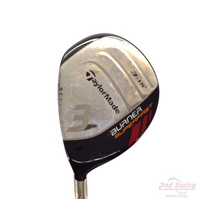 TaylorMade Burner Superfast Fairway Wood 3 Wood 3W 15° TM Matrix Ozik Xcon 4.8 Graphite Stiff Left Handed 43.5in