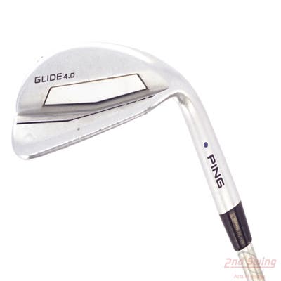 Ping Glide 4.0 Wedge Lob LW 58° 8 Deg Bounce E Grind FST KBS C-Taper Lite Matte Steel Stiff Right Handed Blue Dot 35.75in