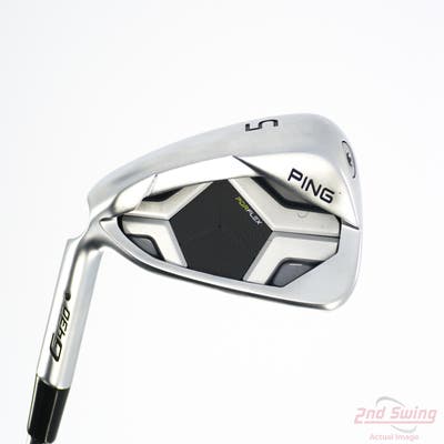 Ping G430 Single Iron 5 Iron True Temper Dynamic Gold 105 Steel Stiff Left Handed Black Dot 38.5in
