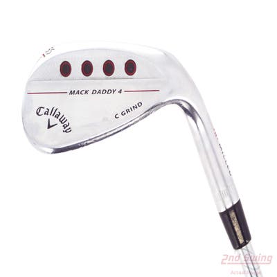 Callaway Mack Daddy 4 Chrome Wedge Sand SW 56° 8 Deg Bounce C Grind Dynamic Gold Tour Issue S200 Steel Stiff Right Handed 35.0in
