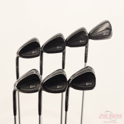 Ping G710 Iron Set 5-PW AW ALTA Quick 35 Graphite Senior Left Handed Blue Dot +1/2"