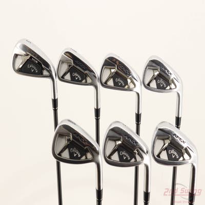 Callaway Apex 21 Iron Set 5-PW AW UST Mamiya Recoil 760 ES Graphite Regular Right Handed +1/2"