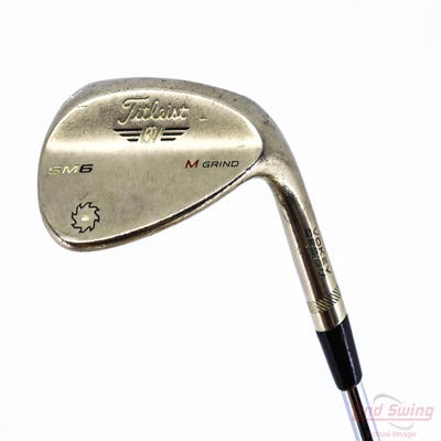 Titleist Vokey SM6 Steel Grey Wedge Sand SW 54° 8 Deg Bounce M Grind SM6 BV Steel Wedge Flex Right Handed 35.5in