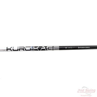 Used W/ Ping RH Adapter Mitsubishi Rayon Kuro Kage Silver Dual Core TiNi 60g Fairway Shaft Stiff 42.5in