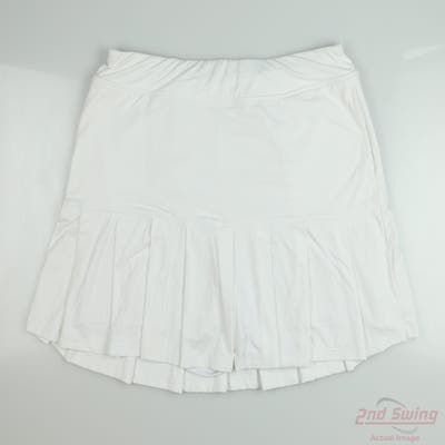 New Womens Sport Haley Skort Large L White MSRP $50
