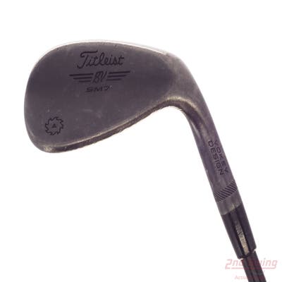 Titleist Vokey SM7 Jet Black Wedge Sand SW 56° 14 Deg Bounce F Grind Stock Graphite Shaft Graphite Wedge Flex Right Handed 35.0in