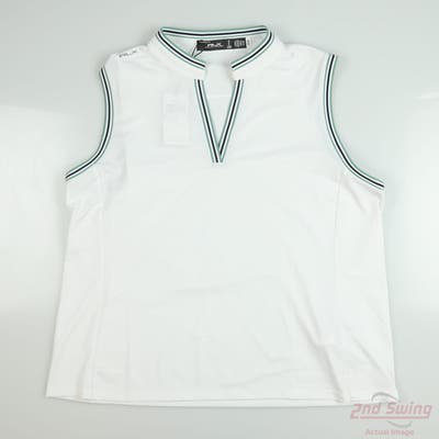 New Womens Ralph Lauren RLX Sleeveless X-Large XL White MSRP $90
