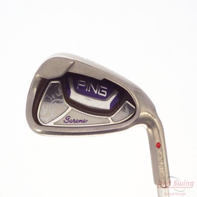 Ping Serene Single Iron 9 Iron Ping ULT 210 Ladies Ultra Lite Graphite Ladies Right Handed Red dot 35.0in