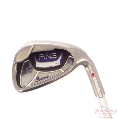 Ping Serene Single Iron Pitching Wedge PW Ping ULT 210 Ladies Ultra Lite Graphite Ladies Right Handed Red dot 35.0in